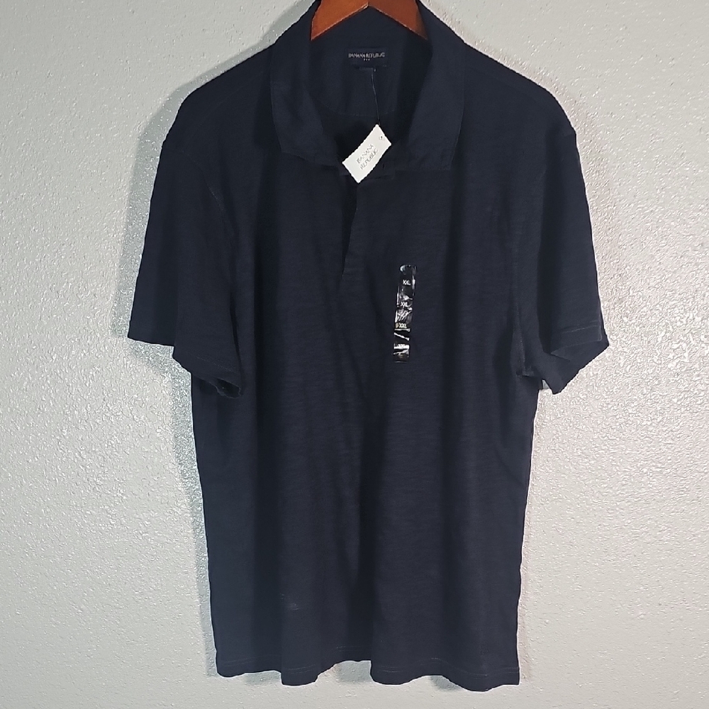 Banana Republic Dark Blue Polo Shirt. - Picture 1 of 6